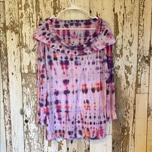 Soft Surroundings Multicolor Tie-Dye Tunic